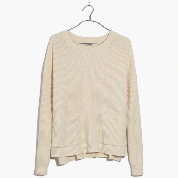 Madewell Patch Pocket Pullover Sweater Size XS - Picture 4 of 10